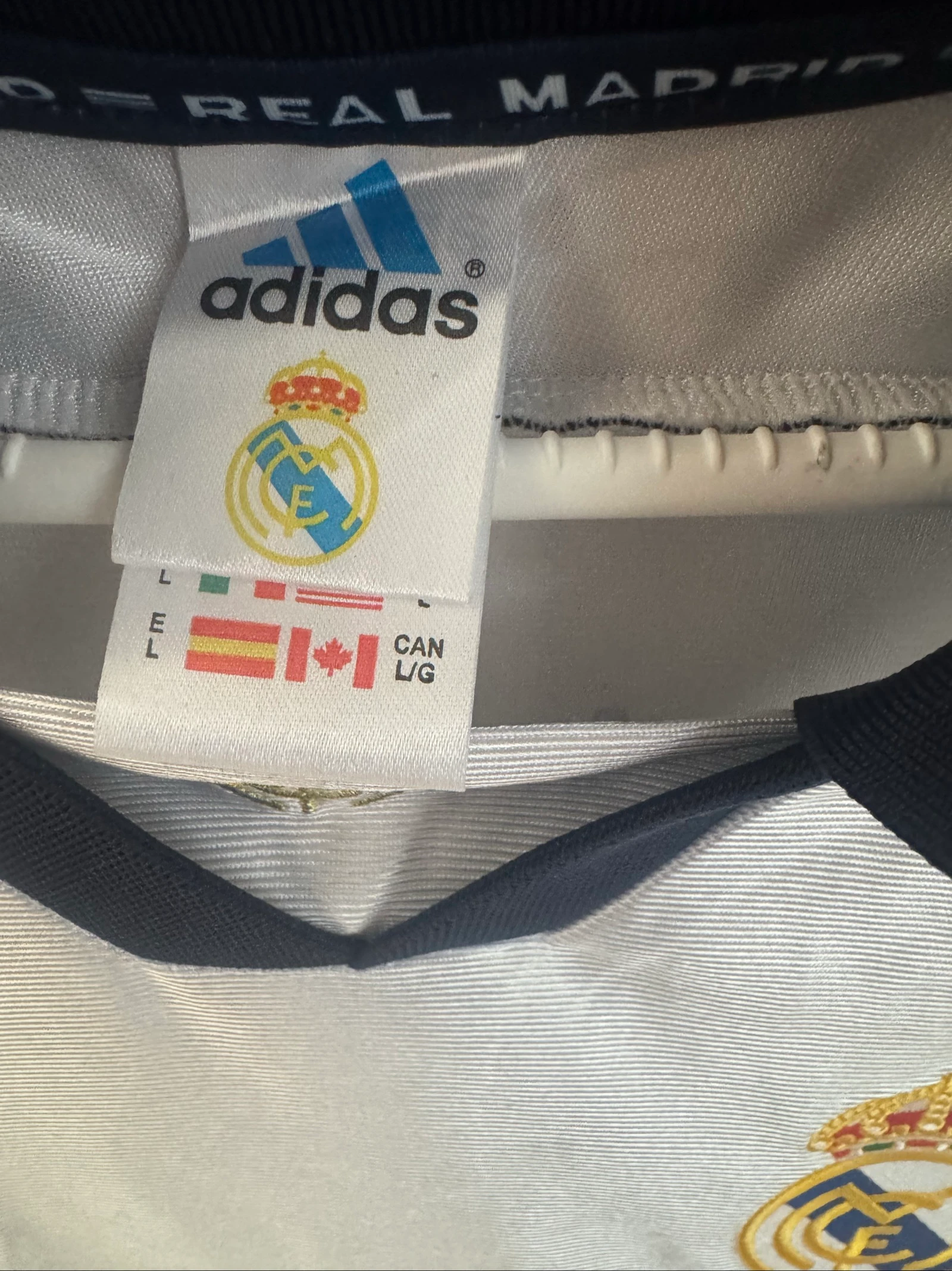 Camiseta Real Madrid Adidas Teka Original Nueva con Etiqueta Talla L – photo 3